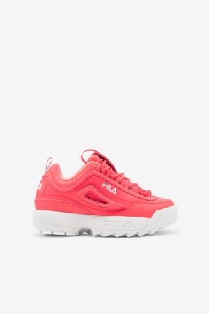 FILA Disruptor 2 Logo Reveal Sneakers Pink / White,Kids Shoes | CA.TSDKOL506